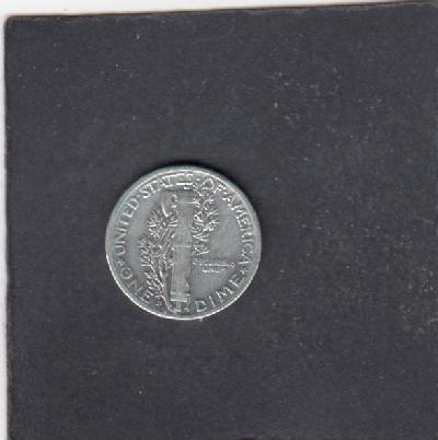 Beschrijving: 1 Dime MERCURY